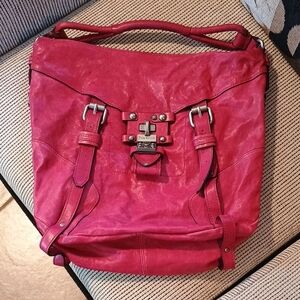 NWOT Pink Leather Juicy Couture Handbag